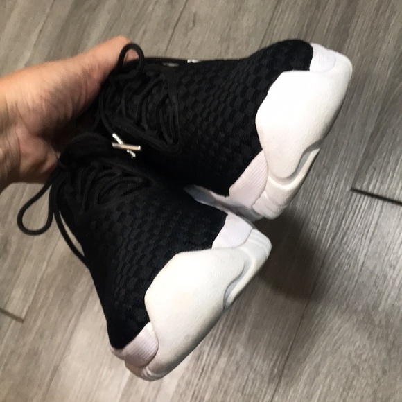 JORDAN AIR JORDAN FUTURE LOW BlACK SNEAKERS SIZE 10 - Picture 5 of 10
